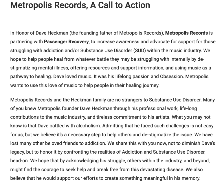 Metropolis Records tweet media