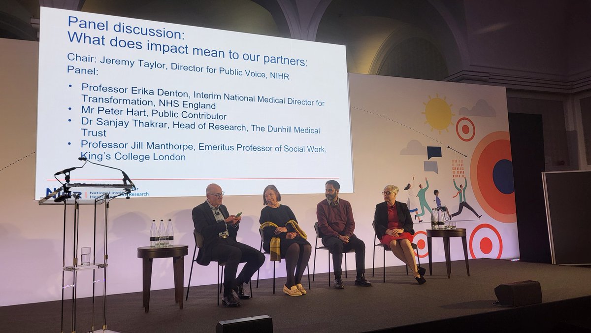 Brilliant discussion from leaders in the field #nihramc24 in Leeds NIHR Academy Conference