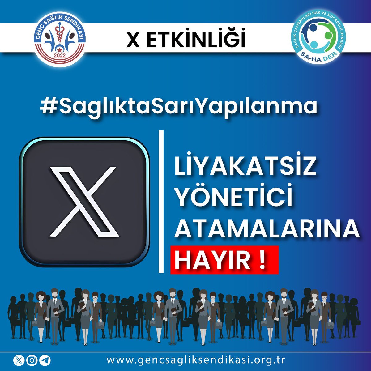 gencsagliksentr's tweet photo. #SaglıktaSarıYapılanma 'ya HAYIR‼️ https://t.co/IN5zTo1VOW