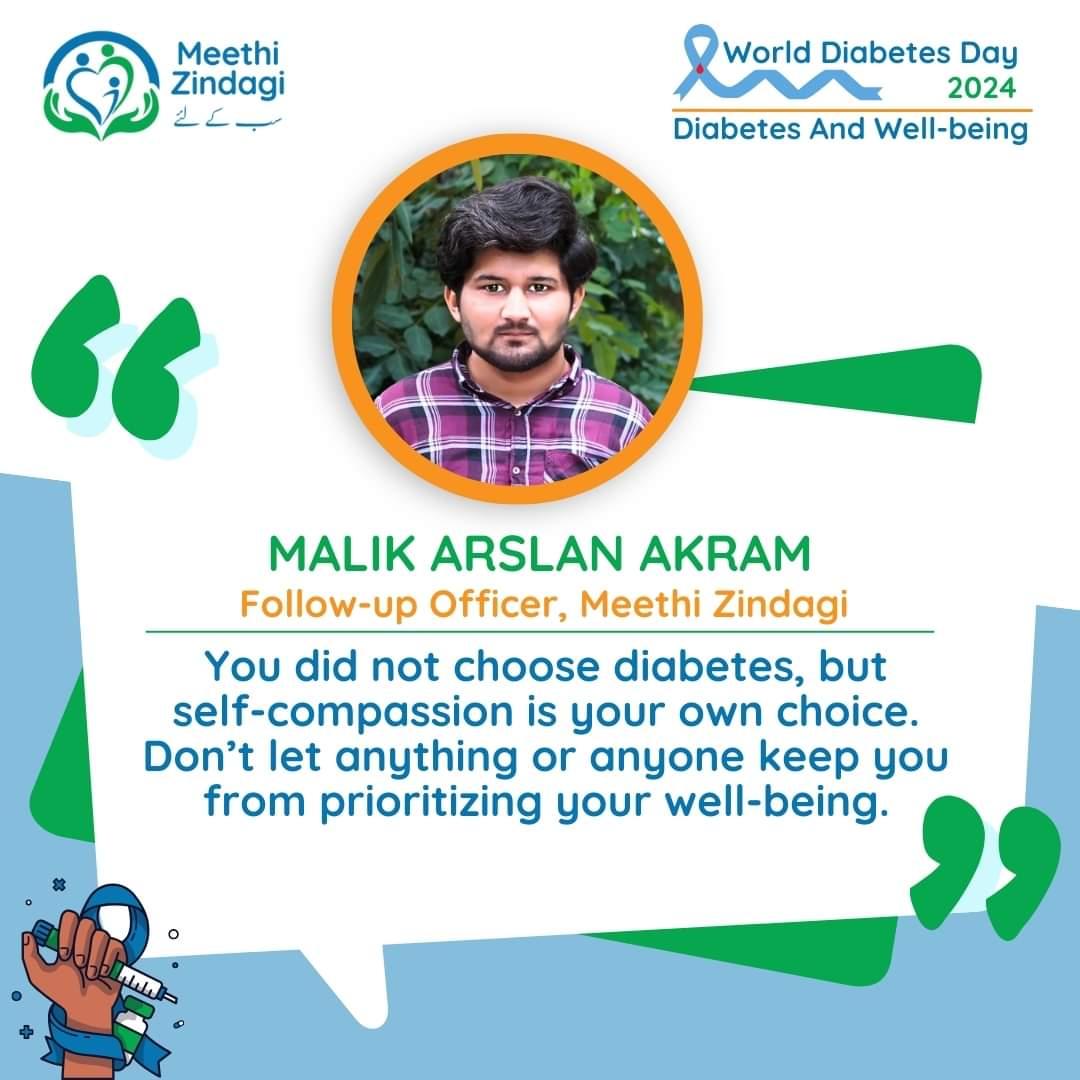 If you're living with diabetes, prioritize your well-being and if any of your loved one is living with diabetes, let them prioritize theirs. Understand that it's challenging but with your support, their journey can feel a little easier.💙
#DiabetesAwarenessMonth