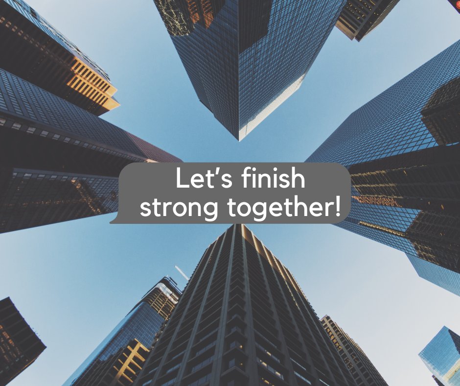 Remember, every bit of effort you put in now will pay off! Stay focused, keep striving, and finish the semester strong. 
Take breaks when needed, but don't forget to give yourself credit for how far you've come. 
 Let’s finish strong together!