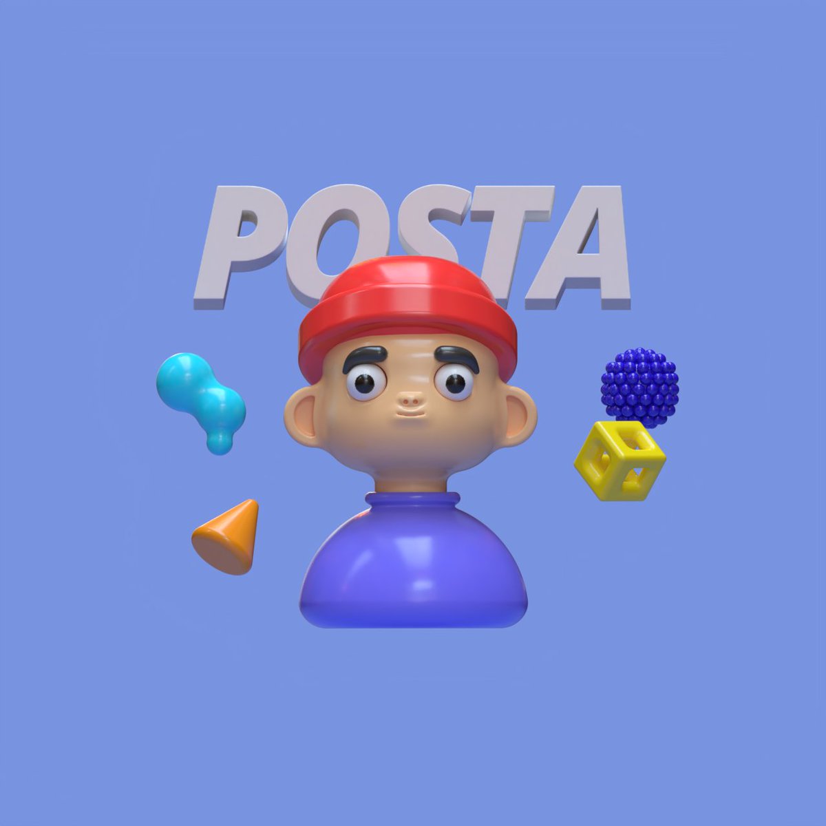 PostaStudio's tweet image. We play and learn with Womp while creating this 3D avatar for Posta. Check out the full process in this video 📷📷 #3Ddesign #AvatarCreation #PostaStudio