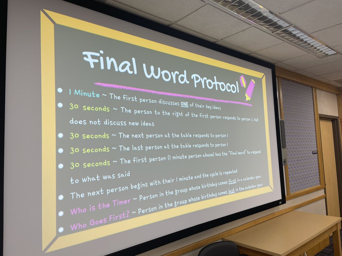 NASD712Director's tweet image. 🔵⚪️🦅 Great after school workshop with some of our K-12 teacher leaders learning the Final Word 🗣️ reading comprehension protocol‼️ #WordUp #InstructionalCoaching @icr205 @nkondi19 @OneCleverDirctr @NASDBlueEagles