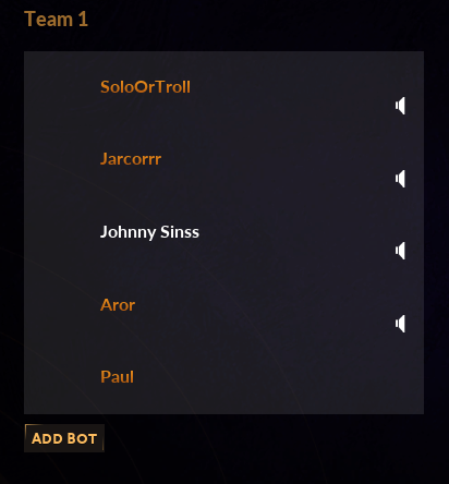 New roster