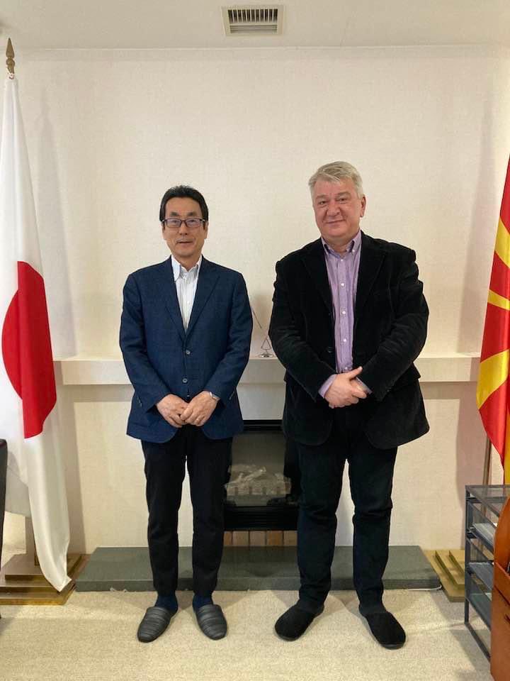 Productive meeting with Mr.Dragan Petkovski, Chargé d’Affairs of North Macedonia.