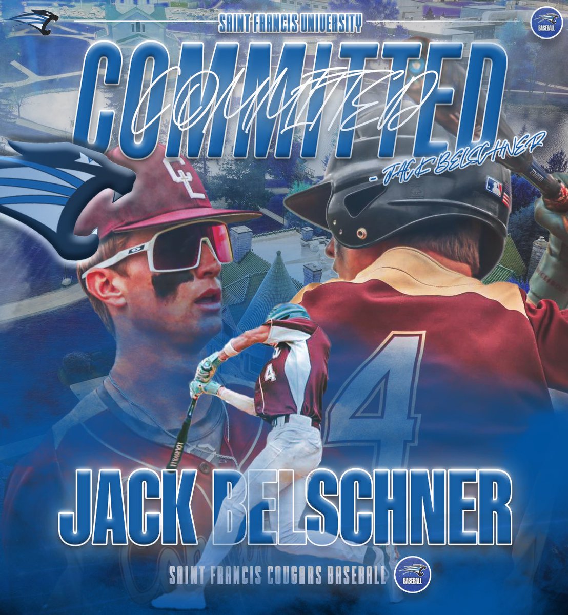 Jack Belschner (@jackcbels) on Twitter photo I am excited to announce that I will be furthering my athletic and academic career at the University of Saint Francis! GO COUGS💙💙<a href="/USFBaseballCoug/">USF Cougar Baseball</a> I am excited to announce that I will be furthering my athletic and academic career at the University of Saint Francis! GO COUGS💙💙<a href="/USFBaseballCoug/">USF Cougar Baseball</a>