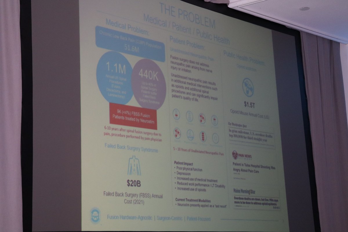 MedTechStrat's tweet image. Presenting at #InnovationSanDiego: #SynerFuse and CEO Justin Zenanko. Their patented e-TLIF™ procedure combines #spinalfusion with direct nerve stimulation to target chronic back and leg #pain. SynerFuse aims to reduce repeat surgeries and address pain directly at the source.