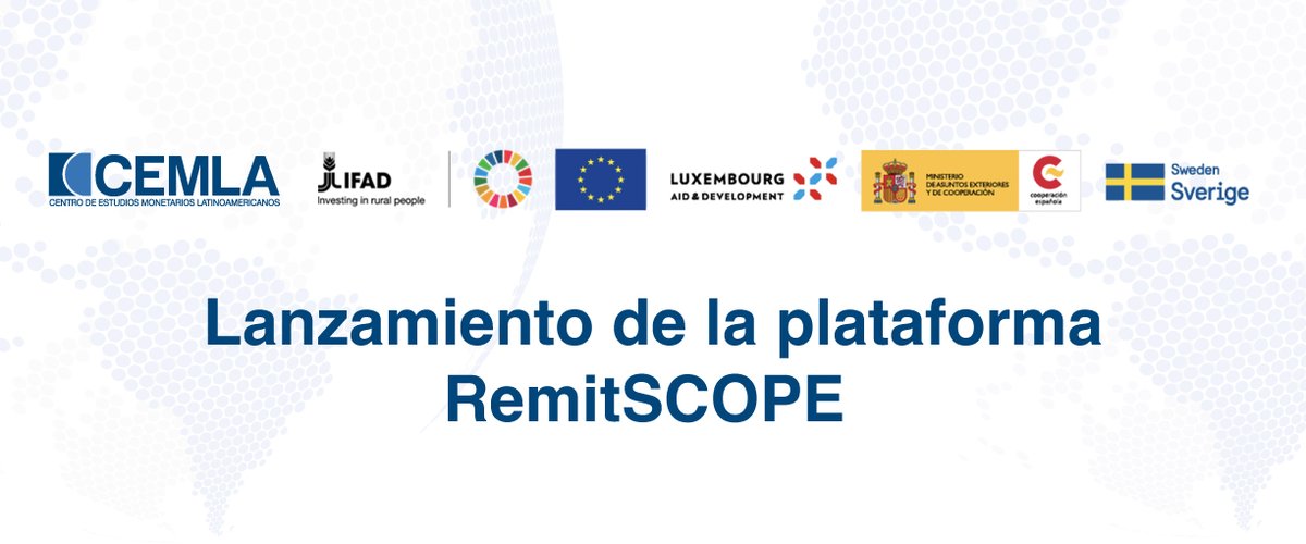 Lanzamiento de la Plataforma RemitSCOPE
mailchi.mp/cemla.org/lanz…