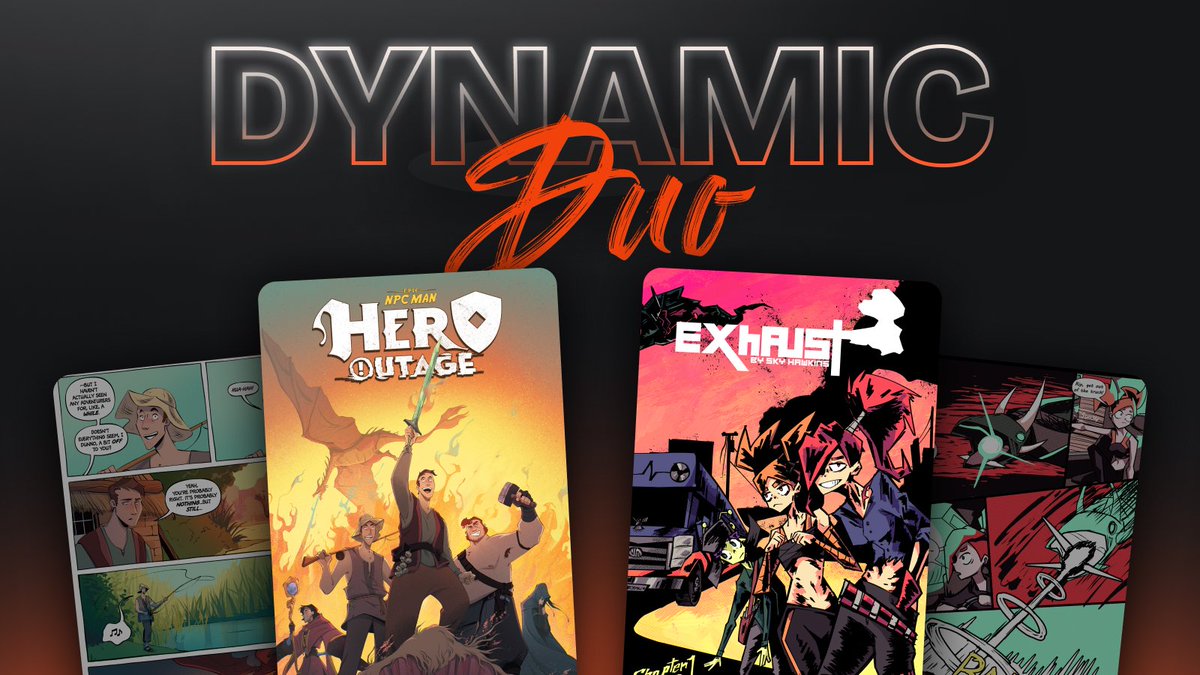 GlobalComix (@globalcomix) on Twitter photo Today's #DynamicDuo post features comics from <a href="/BadEggPub/">Bad Egg Publishing</a> and <a href="/SkyHawkinsArt/">Sky Hawkins</a>. Find links to read in the🧵below! Today's #DynamicDuo post features comics from <a href="/BadEggPub/">Bad Egg Publishing</a> and <a href="/SkyHawkinsArt/">Sky Hawkins</a>. Find links to read in the🧵below!