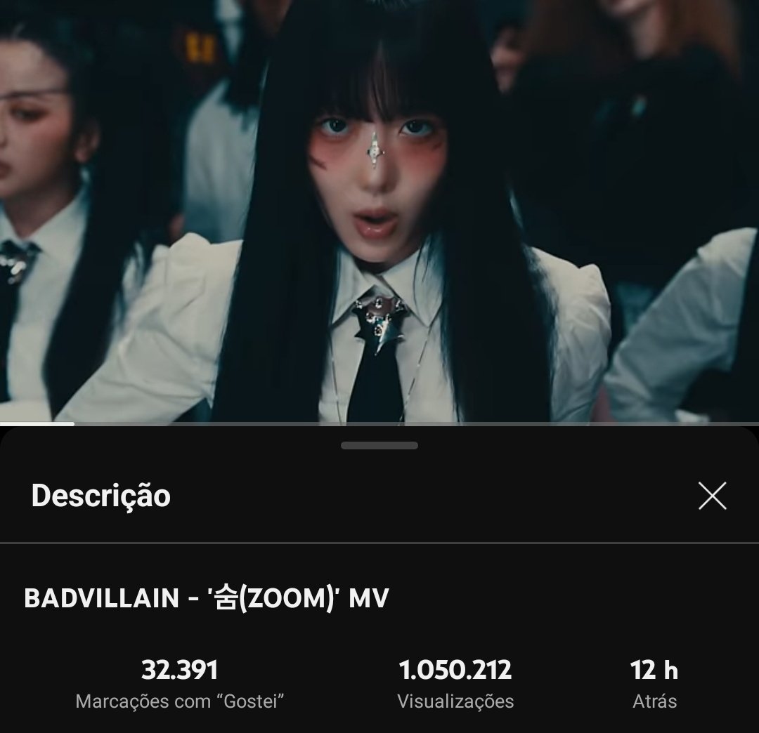 Yunseobra's tweet photo. ℹ️| O MV de ‘ZOOM’ ultrapassou 1 milhão de visualizações no YouTube. Estamos perto da meta, por isso assistam bastante! 🩷

#YunSeo #윤서 #BADVILLAIN #배드빌런 https://t.co/uSFcJaoPN0