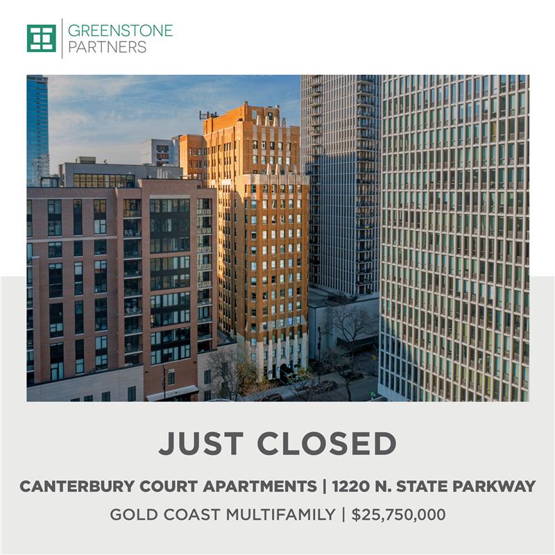 MultifamMultack's tweet image. I am thrilled to announce the successful closing of Canterbury Court Apartments at 1220 N. State Parkway for $25.7 million. This historic Gold Coast property has 176 apartment units and is home to the iconic Zebra Lounge, which has changed hands for the first time in decades.…