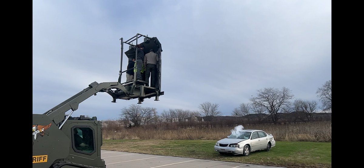 CTS less lethal instructor course. Day one was impact munitions. With @OfcShiversBPD