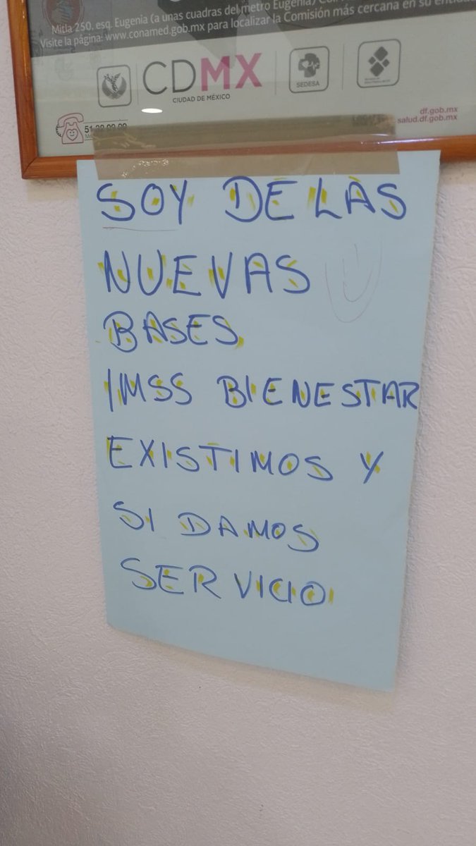 JIZETVERGARA's tweet photo. @IMSS_Bienestar Te solicitamos JUTICIA y EQUIDAD laboral, ya que el personal transferido lleva semanas haciendo "huelgas de brazos caídos" y mientras los nuevos basificados estamos sacando todo el trabajo en arduas y extenuantes jornadas.
@Claudiashein @zoerobledo https://t.co/GIySI8i9mb