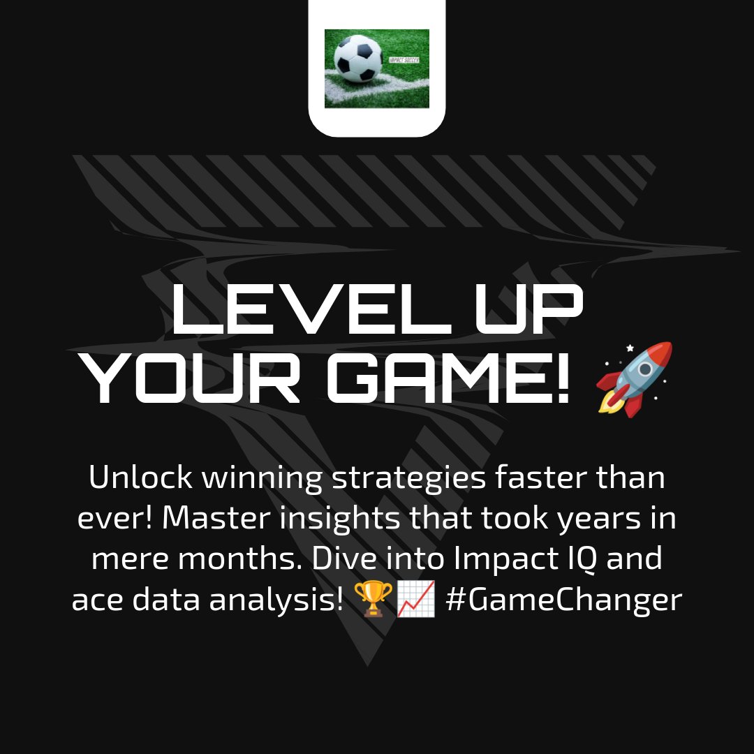 Mpact_AI's tweet image. It took me 5 years to master game insights. 

And it took me 1 year the 2nd time. 

Now, I can do it in months. 

Here’s the framework: 

- Impact IQ 
- Data analysis! 

📊⚽️ #PlayerPotential #mpactsoccer