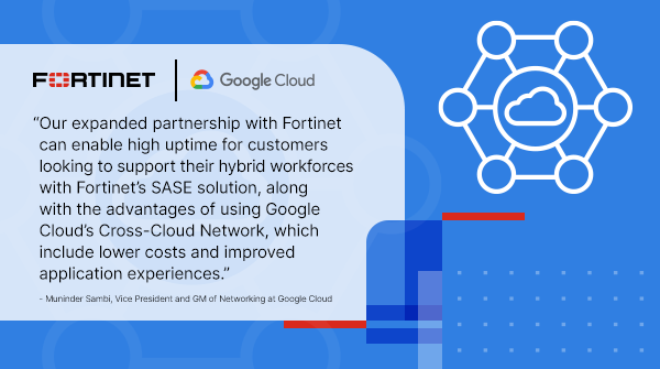 Fortinet's tweet image. #FortiSASE on the @GoogleCloud network offers a superior solution for securing modern IT environments, including:

📈 Scalability
🔐 Enhanced security
🆙 Improved user experience

Discover how a global cloud infrastructure is perfect for #SASE. 👉 ftnt.net/6016sS6vi