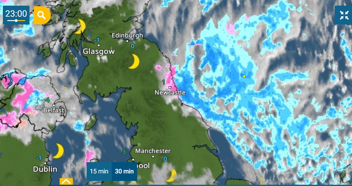 PvForecast's tweet image. daar ligt een #polarlow #sneeuw #comma