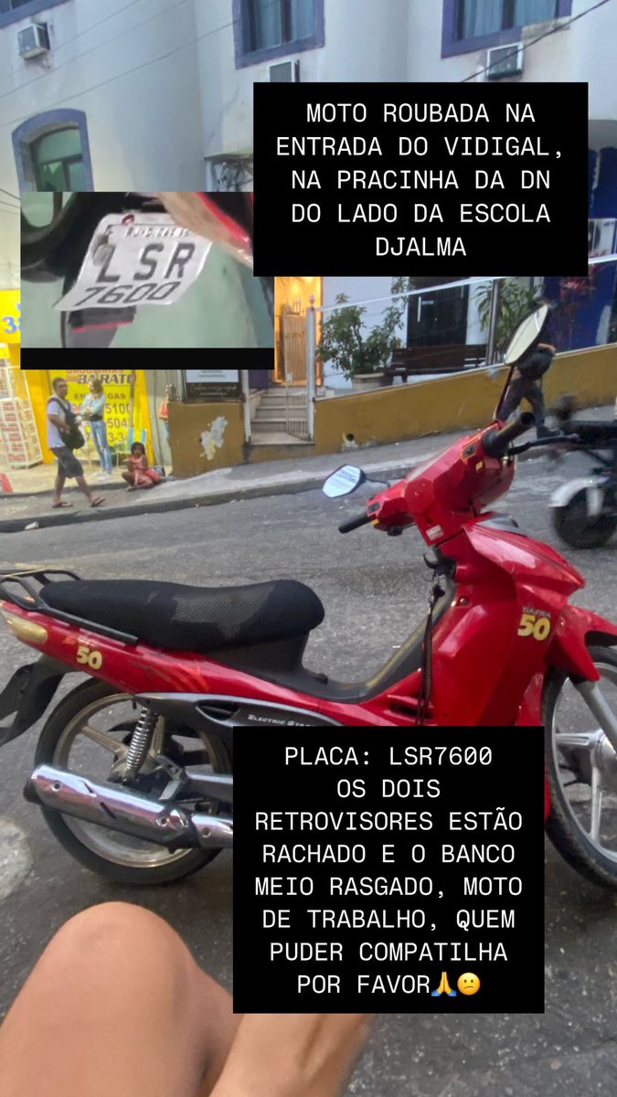 PathyZsul's tweet photo. Quem puder compartilhar eu agradeço, moto de trabalho, tenho filho pequeno, isso é muita sacanagem! 😓💔 https://t.co/PxdsEqv8NE