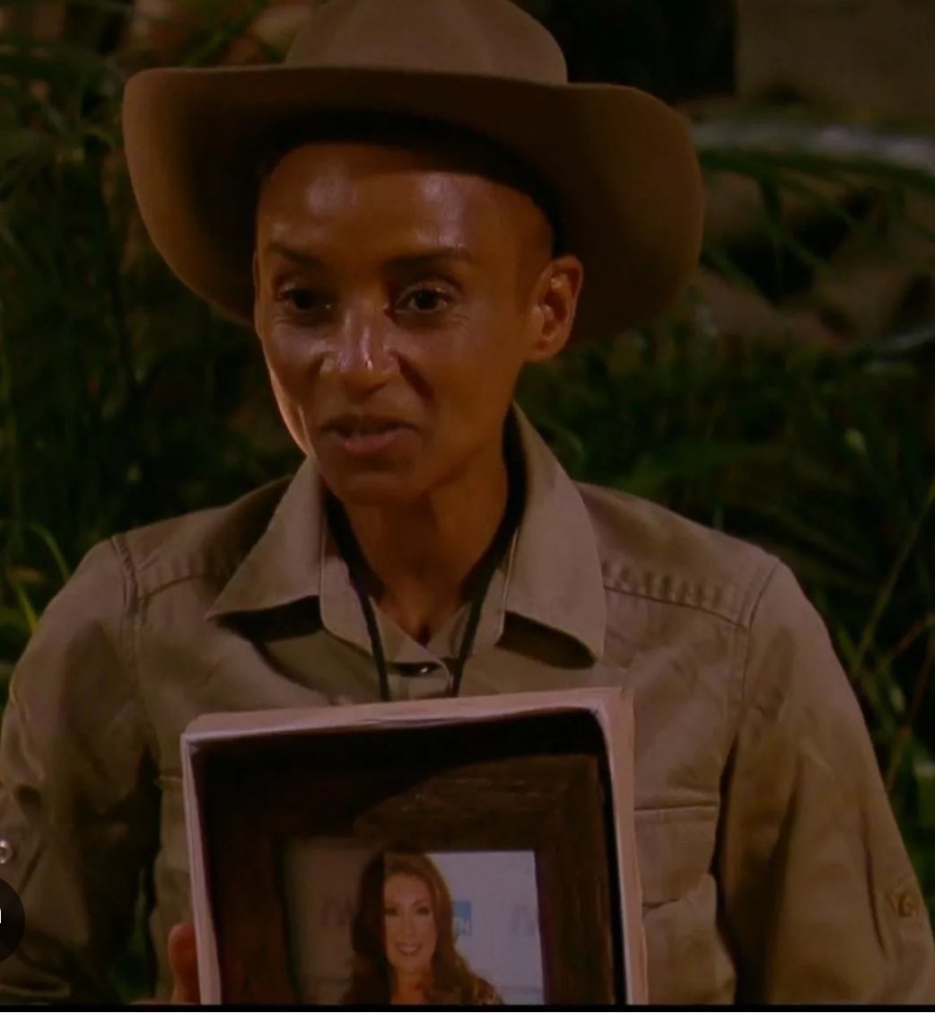 nothing beats adele roberts bringing in a photo of jane mcdonald for her luxury photo in 2019 😭 #imaceleb