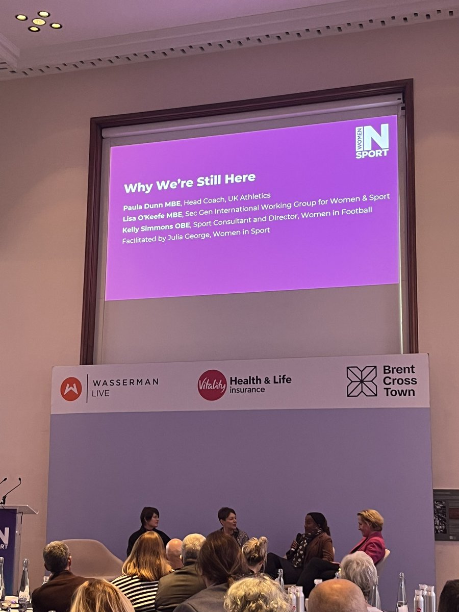 JustineBlomeley's tweet photo. Brilliant to be @Womeninsport_uk 40th birthday among so many people who are so passionate to move the agenda further and urgently much faster! The moment is now #fixthesystemnotthewomen https://t.co/mD1kEk5FWk