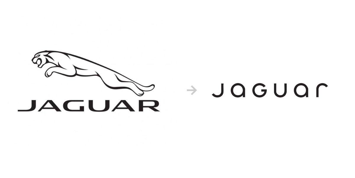 CultureCrave's tweet image. Jaguar has updated their logo 🐆