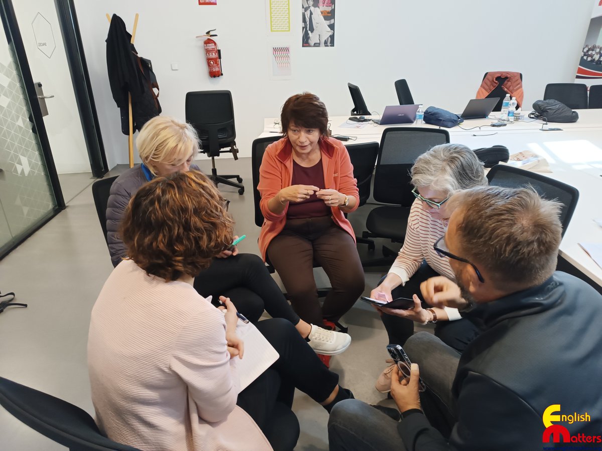 Our group of teachers participating in English for Teachers (A2, B1) in Madrid are already enjoying the wonderful opportunity to learn all about Spanish society and culture through the means of English in a communicative, active and motivating way.