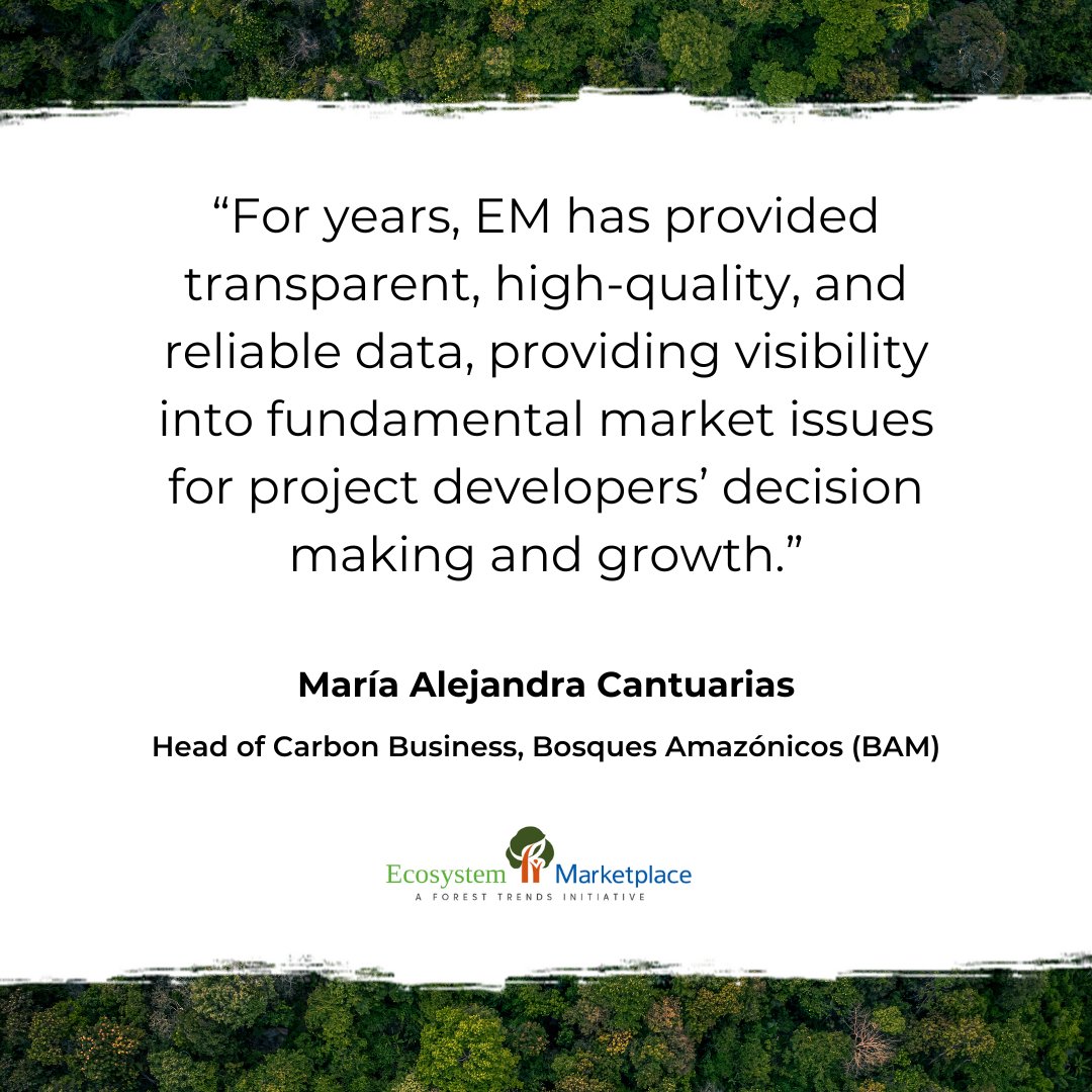 #GoodNews for climate: <a href="/EcoMarketplace/">Ecosystem Marketplace</a> launched a public version of the Global Carbon Markets Hub to improve access to carbon markets information for communities, smaller market players, &amp; the general public.

Read more good news here (pg. 8): forest-trends.org/publications/f…