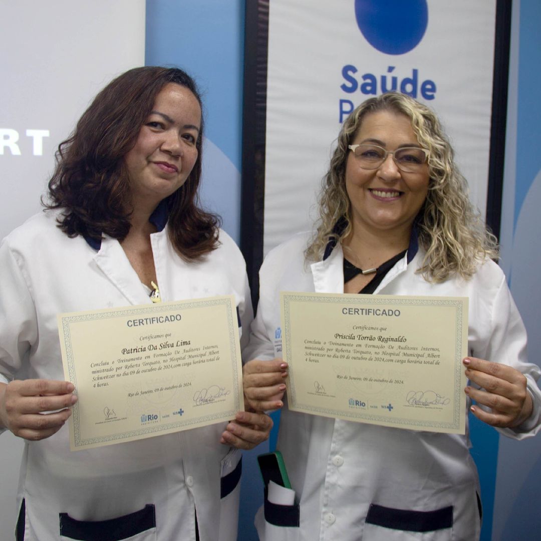 HMASchweitzer's tweet photo. Encerramos o curso de Formação de Auditores Internos! 👏

O curso, promovido pelo setor de qualidade, teve como objetivo desenvolver e capacitar os colaboradores nos conceitos e práticas de auditoria em processos assistenciais e administrativos, gerando melhorias internas. https://t.co/cl191jHfu3
