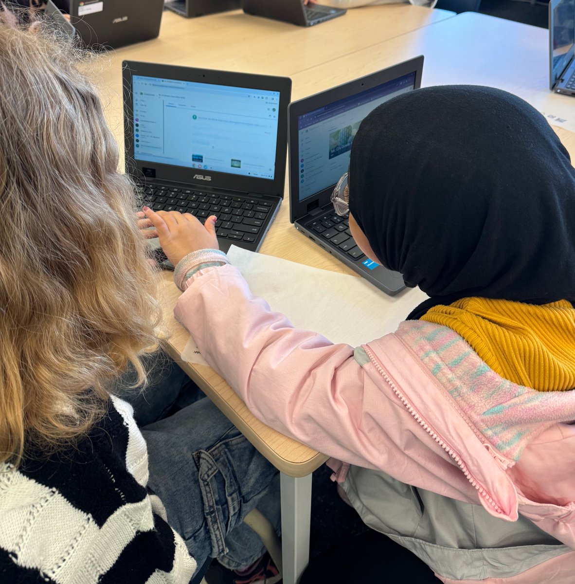 As the sun rises on the construction of the new Community Centre, so too does it signal that the Grade 6 Chromebook Roll Out is underway! Every grade 6 student will now have a computer of their own to use <a href="/erinmillsms/">erinmillsms</a>