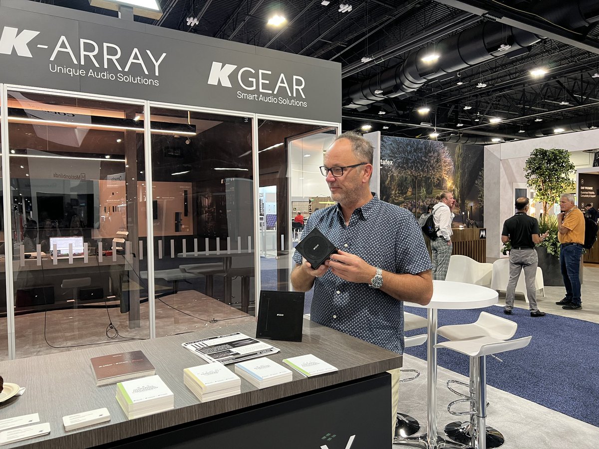 K-array brought the power to #CIX24! It's Rumble-KU315, an ultra-thin subwoofer with a nominal rated power of 2000W and designed specifically for outdoor and marine applications.

Explore other exciting solutions here: expo.commercialintegrator.com/show-news/comm…

<a href="/K_array_systems/">K-array</a> 📸Emerald/CIX