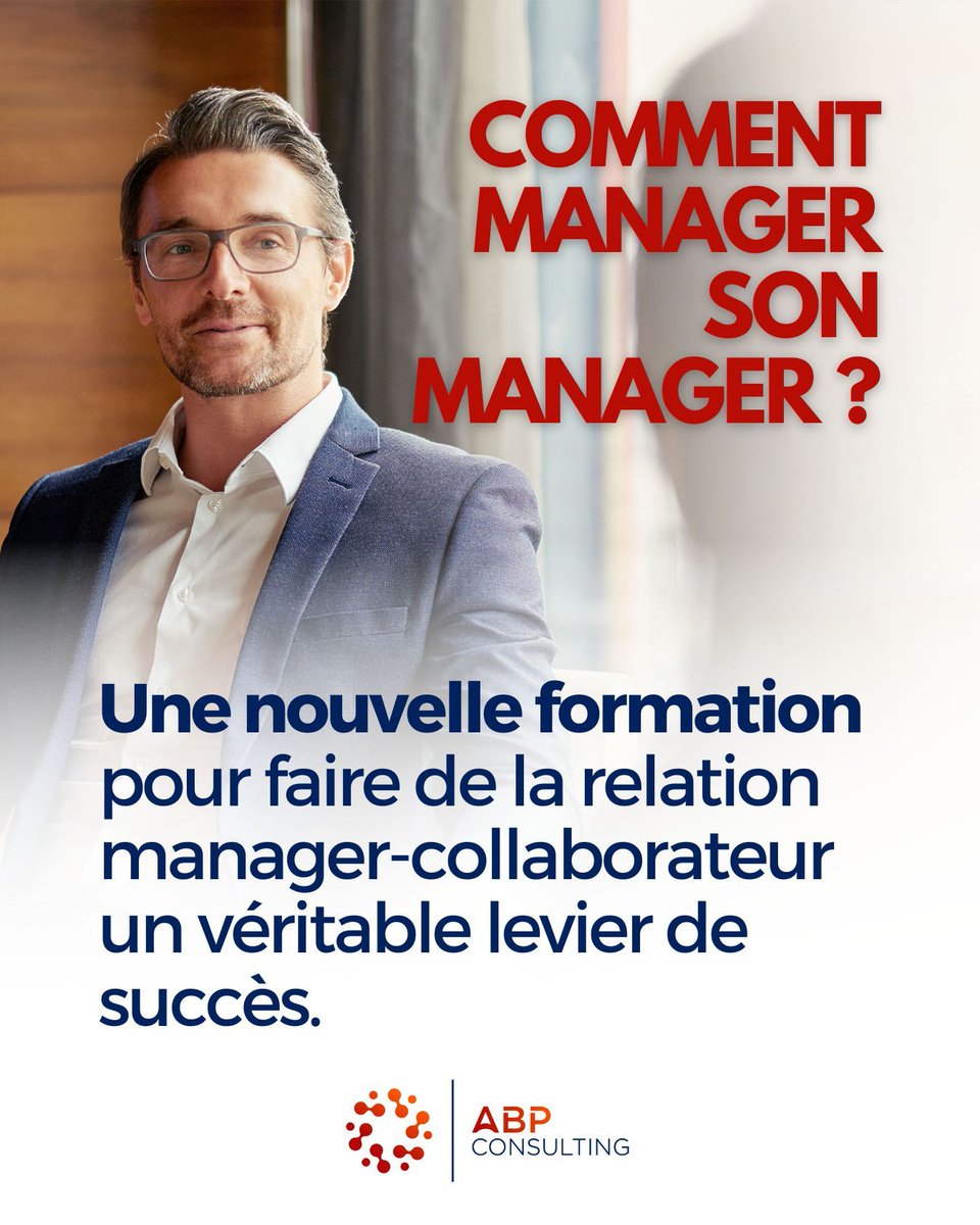 ABP_Consulting's tweet photo. 🌟Peut-on vraiment manager son manager ? 🌟
Avec notre programme "Comment manager son Manager ?", explorez vos forces, clarifiez vos rôles et développez une communication constructive pour une collaboration équilibrée et performante.
👉 https://t.co/lX8AXGOHwt 
#management https://t.co/OwxI8kQjXU
