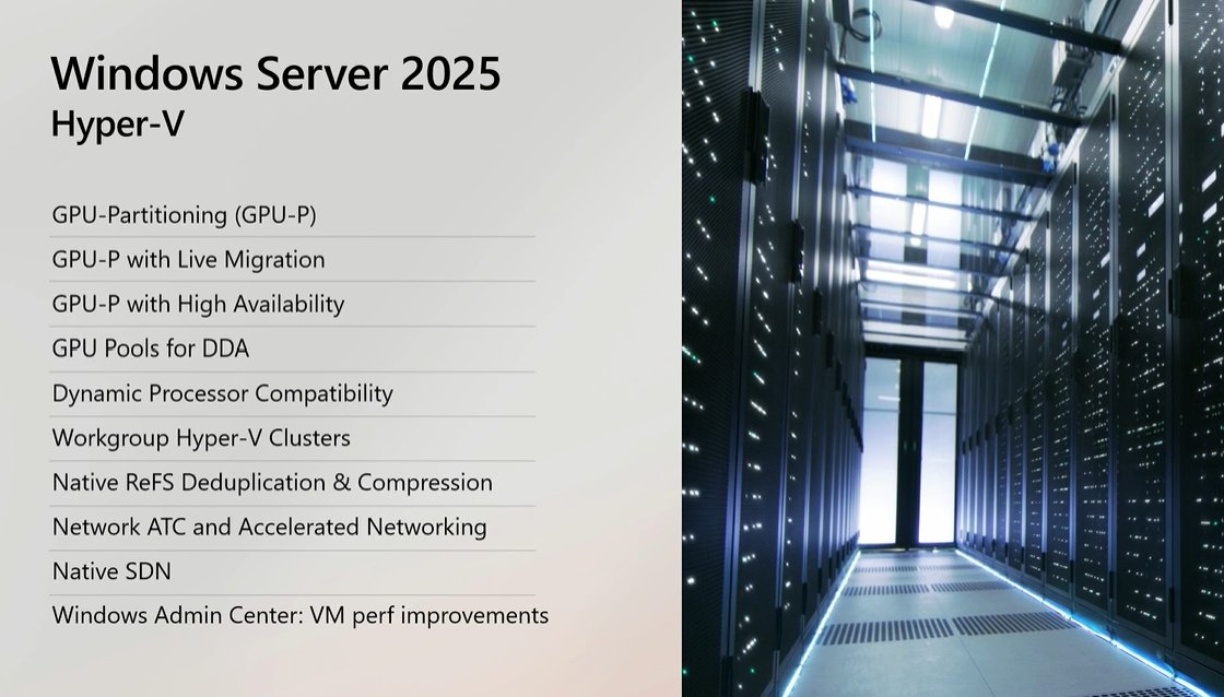 JamesvandenBerg's tweet photo. #Microsoft Windows Server 2025 Hyper-V 🚀
#Winserv #Hyperv #WindowsServer2025 #SDN #WAC #AzureArc #MVPBuzz #ITPro @windowsserver 👍
#MSIgnite https://t.co/kU4fZI5N8y