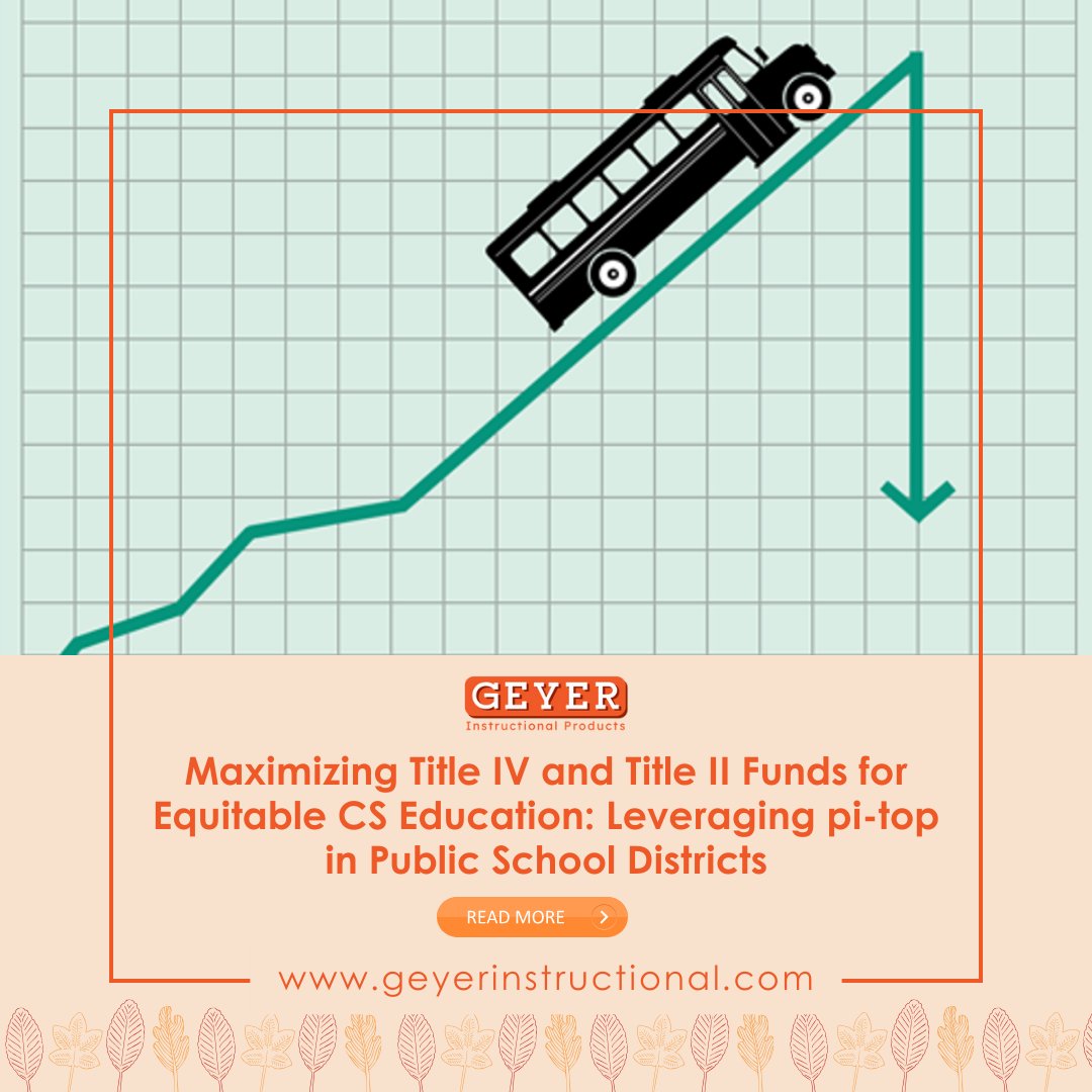 GeyerClassroom's tweet image. ✨ Maximizing Title IV &amp;amp; Title II Funds for Equitable Computer Science Education ✨

Let’s bridge the digital divide and prepare students for the future! 🌟

👉 Learn more: Pi-Top Robotics Systems (geyerinstructional.com/stem/coding-an…)

#ComputerScienceForAll #STEMEducation #EdTech