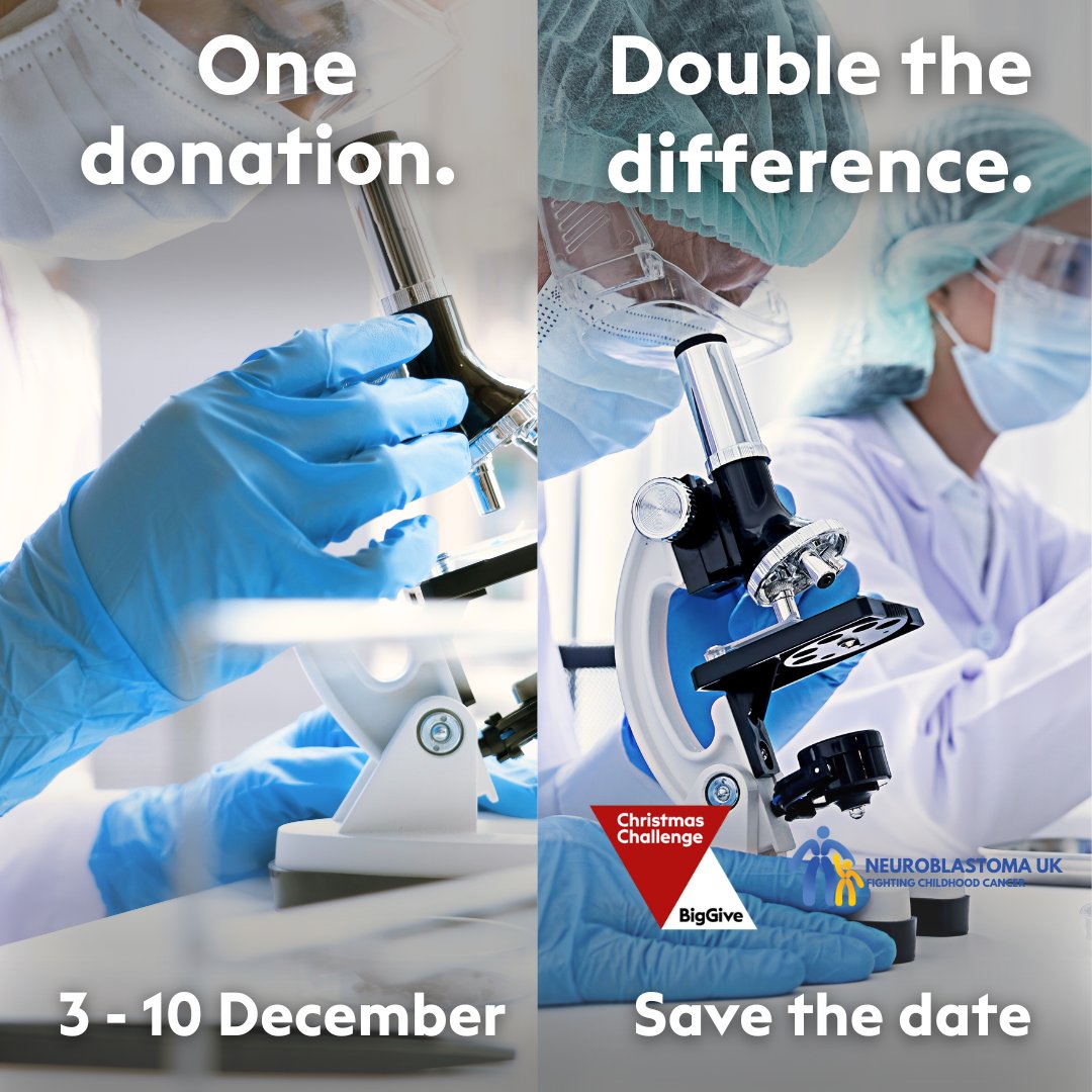 Want to have your Neuroblastoma UK donations doubled this Christmas? ⭐⭐

We’re joining <a href="/BigGive/">Big Give</a> #ChristmasChallenge! That means from 3 to 10 December, you can make double the difference with one donation. Save the date now!

#ChristmasChallenge