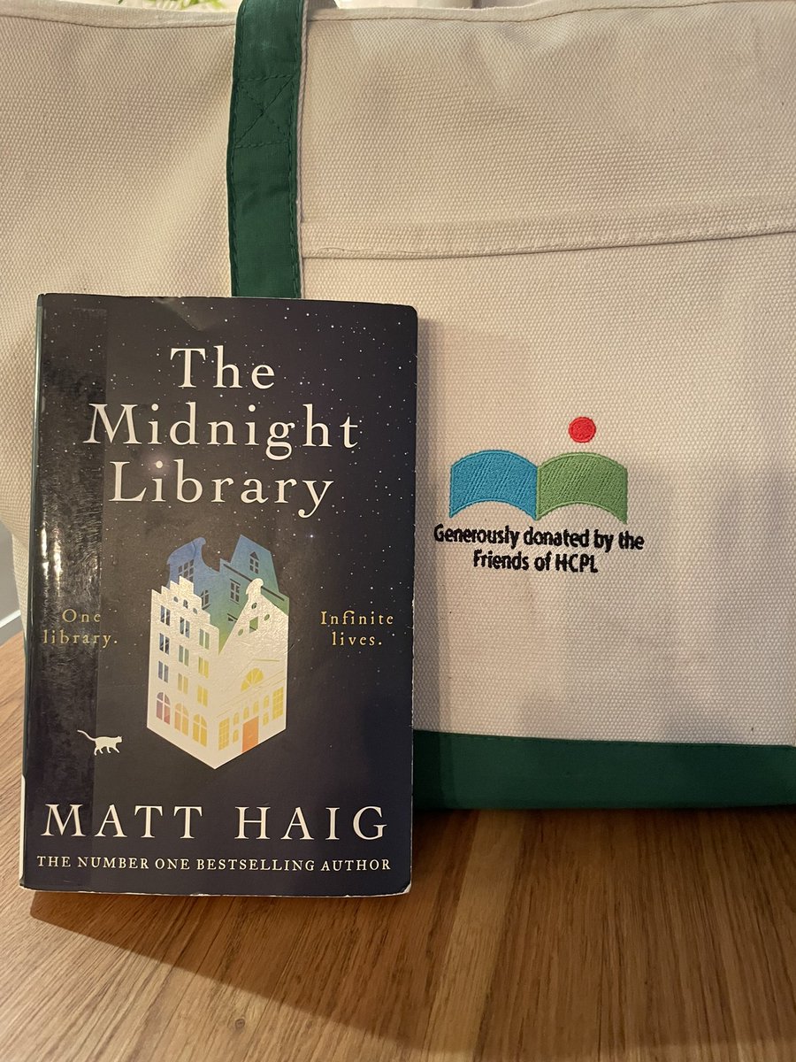 We all loved reading “The Midnight Library” by <a href="/matthaig1/">Matt Haig</a> in our book club.  Thanks to <a href="/HaliburtonCPL/">Haliburton County Public Library</a> and the Friends for making these book sets available. Lots of great discussions!