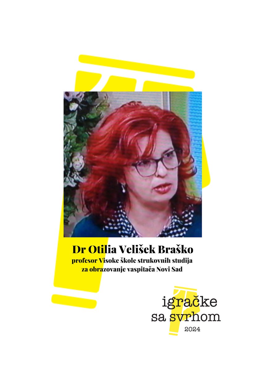 Predstavljamo Tim počasnih selektora #IgračkeSaSvrhom2024

Prof. dr Otilija Velišek Braško profesorka Visoke škole strukovnih studija za obrazovanje vaspitača Novi Sad