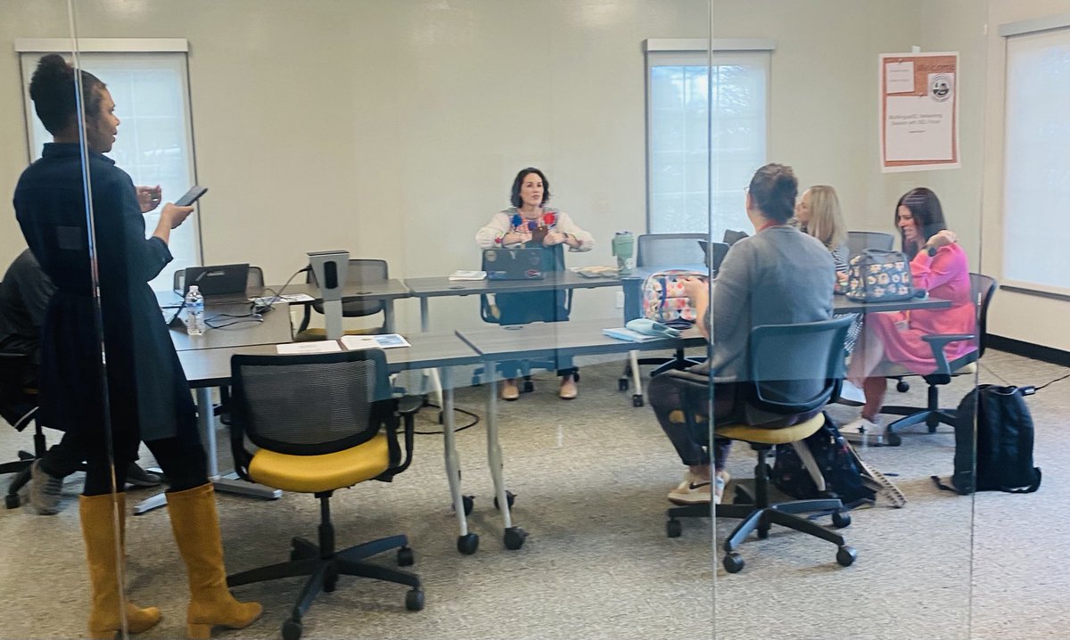 Grundy-Kendall educators joining by Zoom and in-person for ML/EL Networking. Join our next gathering by registering at roe24.org. ⁦<a href="/ValerieButron/">Val</a>⁩ ⁦<a href="/chrismehochko/">Chris Mehochko</a>⁩ ⁦<a href="/ssenffner/">shelley senffner</a>⁩ ⁦<a href="/ChignoliMary/">Mary Chignoli</a>⁩