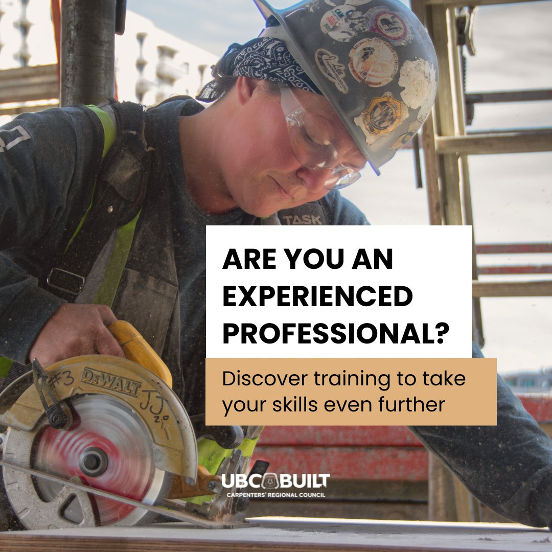 ubcja_crc's tweet photo. As a UBC member, you gain access to a wide range of career-supporting benefits.
Explore more through the Member Portal. Reach out to your Local Union rep to get started!
#UBCBuilt #UnionStrong #UnionsCanada #Construction #Skilltrades #Carpenters #Drywall #Training https://t.co/LuQDkQgaqq