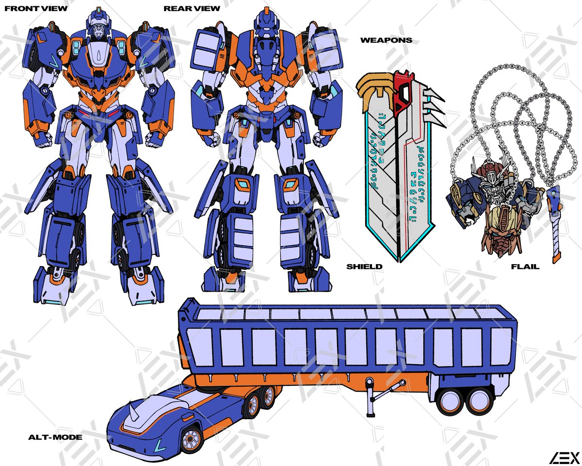 lextodrawstuff's tweet image. Sentinel Prime, After being resurrected by Vector Sigma, glimpsed into the multiple versions of himself in throughout the universes, choosing to venture out to defeat his evil selves, thus earning the name, Sentinel Hunter.

Another Ref sheet comm for @Scutum_de_Spes