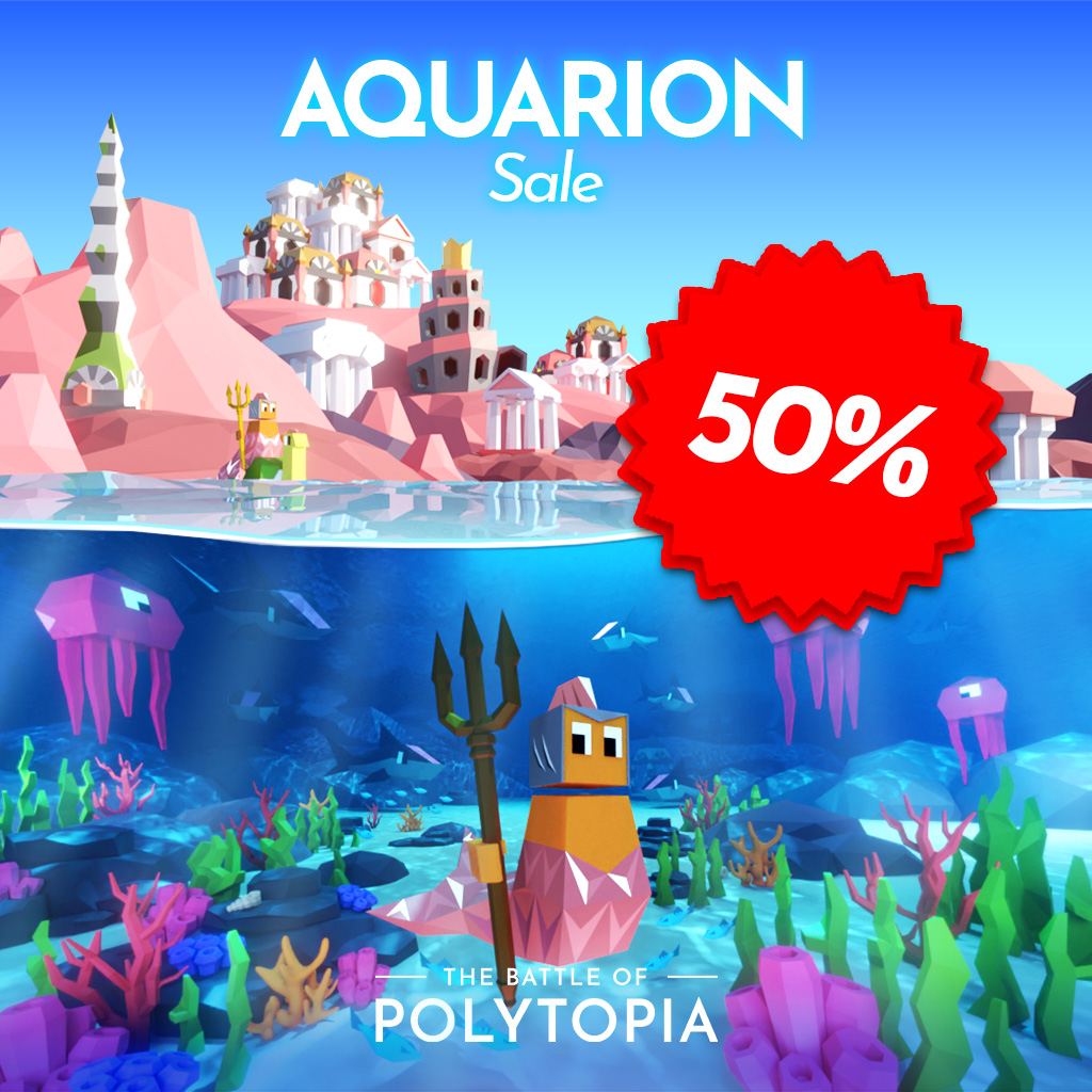To celebrate the release of the Aquarion skin, Forgotten, we're offering a weeklong 50% discount on the Aquarion Tribe! You can purchase it as a DLC on Steam or through the Tribe Picker Screen on mobile.
#polytopia #aquarion #tribe #forgotten