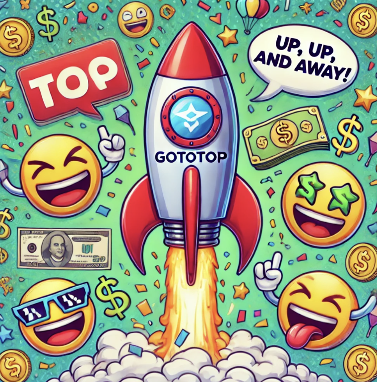 gototopmeme's tweet photo. Strap in, fam! 🚀 #GoToTop isn’t just a meme coin, it’s a lifestyle. 🌌 Ride the rocket to infinity (and maybe beyond?)! 🌕💸 #crypto #memecoin #pumptothemoon https://t.co/oAXcWwW7Uh