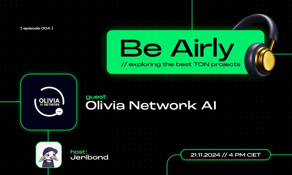 amadhazaziis's tweet photo. 𝙂𝙈 𝙭 $𝙏𝙊𝙉 𝙁𝙖𝙢

I am pleased to invite you to join and watch the Twitter space @Parachute_ton with @Olivia_Network 

Save the date: Thursday, 4pm CET
https://t.co/V3bmPqhZLA
#beairly #letsdrop $Air-ly🪂 https://t.co/z3smvuli29