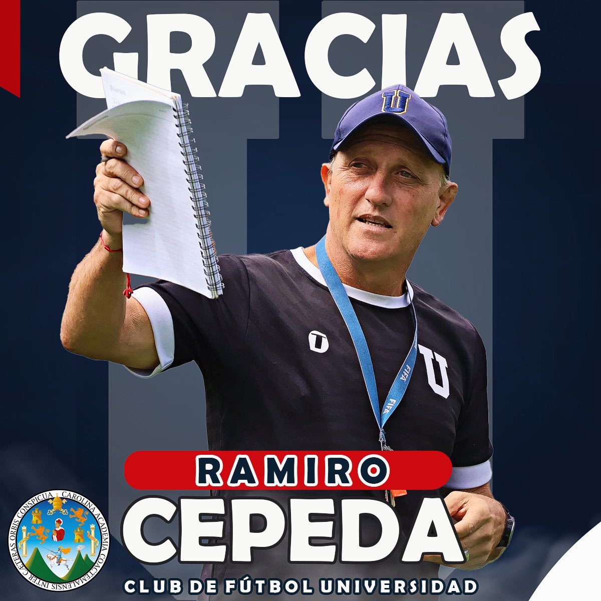 🎓⚽ Gracias, Profe Ramiro Cepeda

El Club de Fútbol Universidad agradece profundamente a Ramiro Cepeda por su compromiso, dedicación y esfuerzo incansable al frente de nuestra institución. Tu entrega y pasión por estos colores dejan una huella imborrable en nuestra historia.