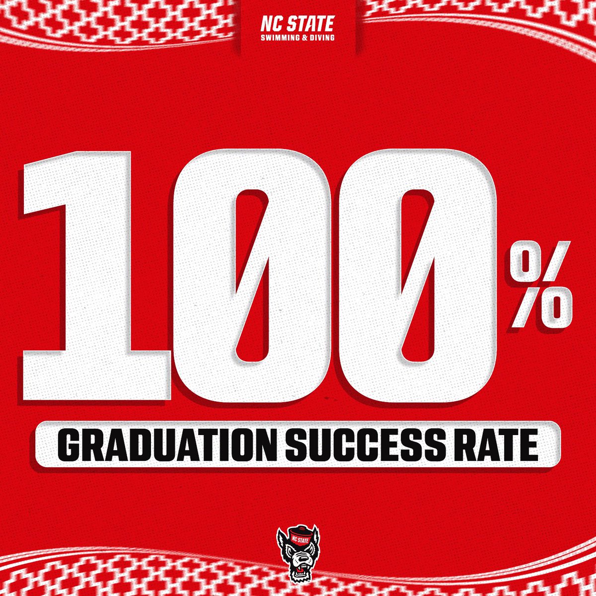 Keeping it 💯 in the pool and in the classroom 📚

#GoPack🐺