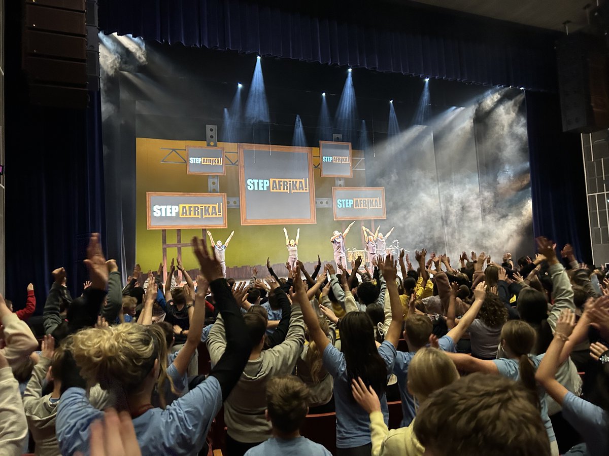 All of MNMS had the amazing opportunity to see and participate in a school day performance by Step Afrika at Eisenhower Auditorium! We learned about stepping, had a chance to try it ourselves, and watched part of the Step Afrika Migration Series inspired by artist Jacob Lawrence.
