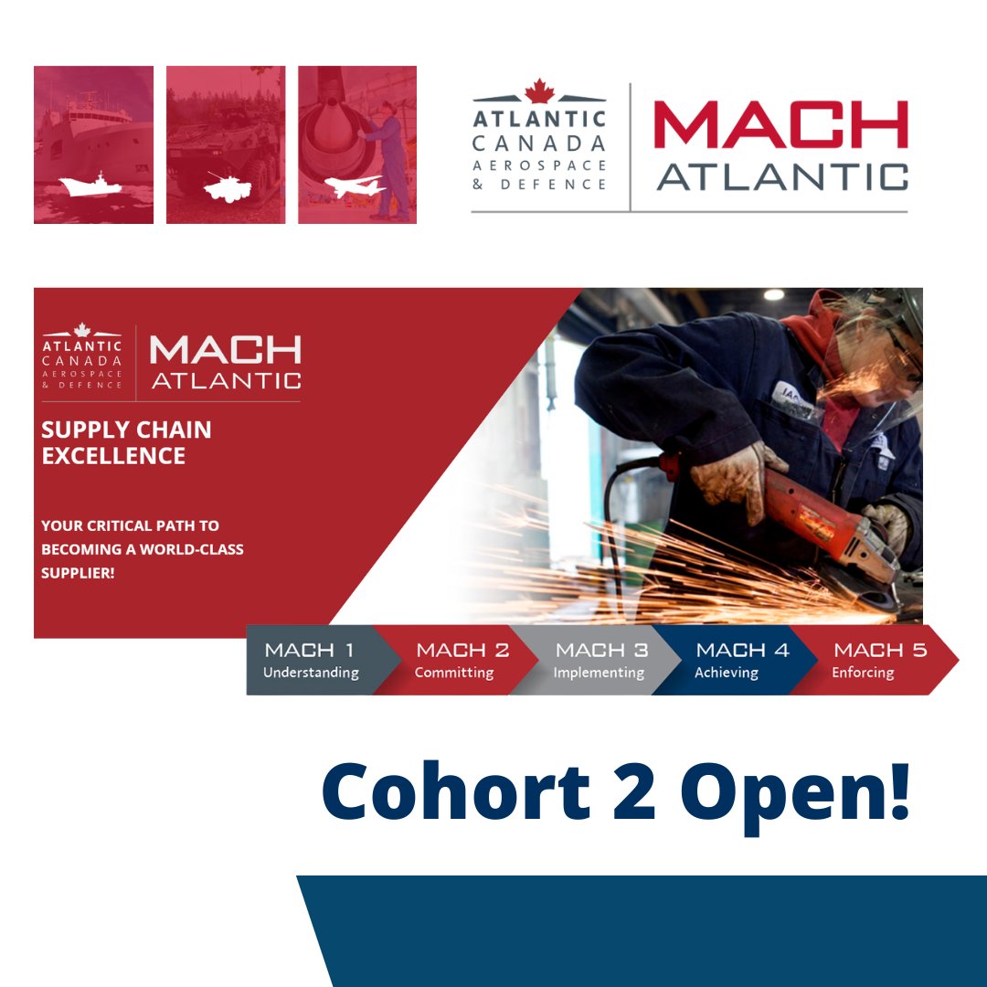 Are you ready to enhance your competitiveness as a global supplier? 🌎 

Apply for MACH 📢 

Learn more: ac-ada.ca/mach-informati… 
Apply: mach@ac-ada.ca 

#MACH #supplychain #competitiveness #atlanticcanadaaeorspace