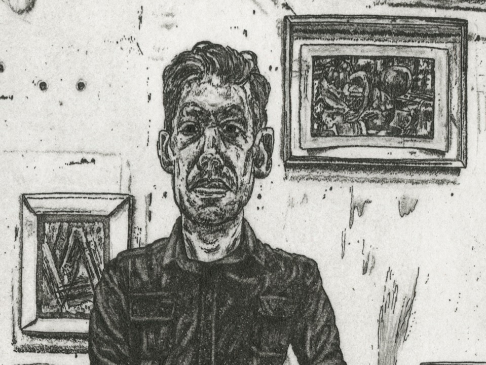 ajmckaystudio's tweet photo. Framing Studio. Etching with aquatint, spitbite, drypoint and burnishing. 6”by4” plate impression on 9.5”by8” paper. Edition of 10. 2024.
📷: TR Trades Reproduction https://t.co/o1ZKaCIQ2P