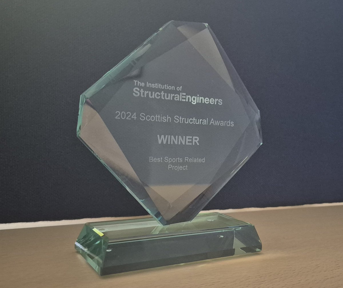 Best Sports Related Project 2024 winner! 🏆🎉

We're absolutely delighted to share our North Stand project at Somerset Park Stadium has won the <a href="/IStructE/">IStructE</a> Scottish Structural Award.

Read more about the project &gt;&gt; lnkd.in/gaGpF-Tg

#becollaborative #engineeringexcellence