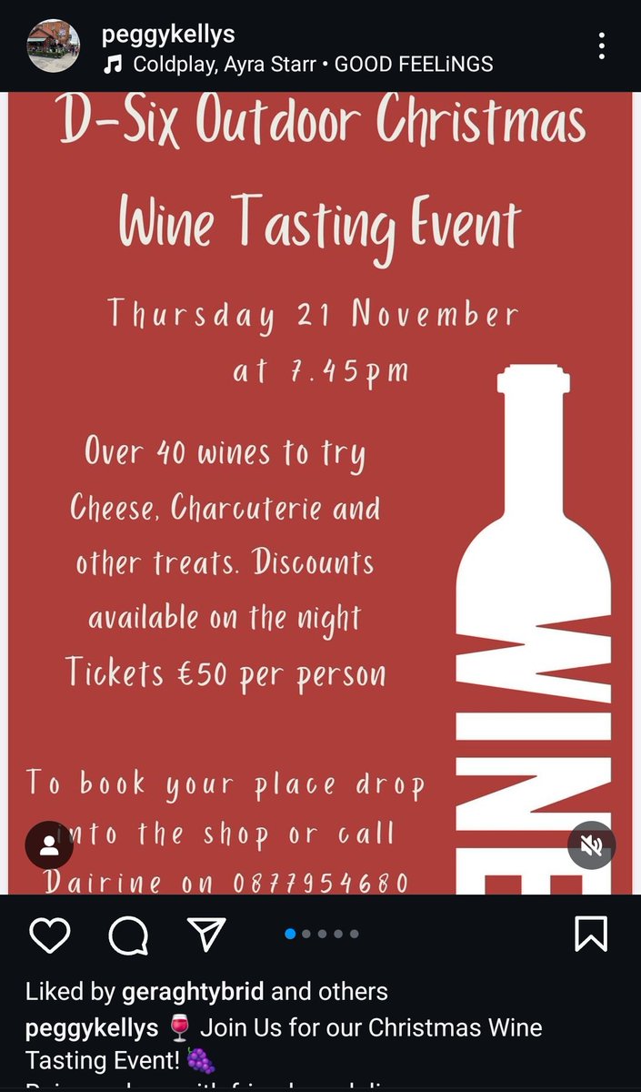 D6Cross's tweet photo. A great event in @peggykellys this Thursday 🍷 https://t.co/oKSxYrNq8j