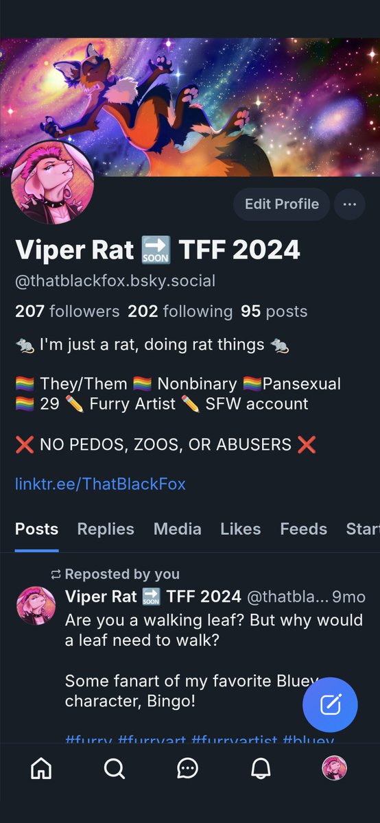 Viper Rat (They/ Them) 🔜 AnthroExpo 2026 tweet media