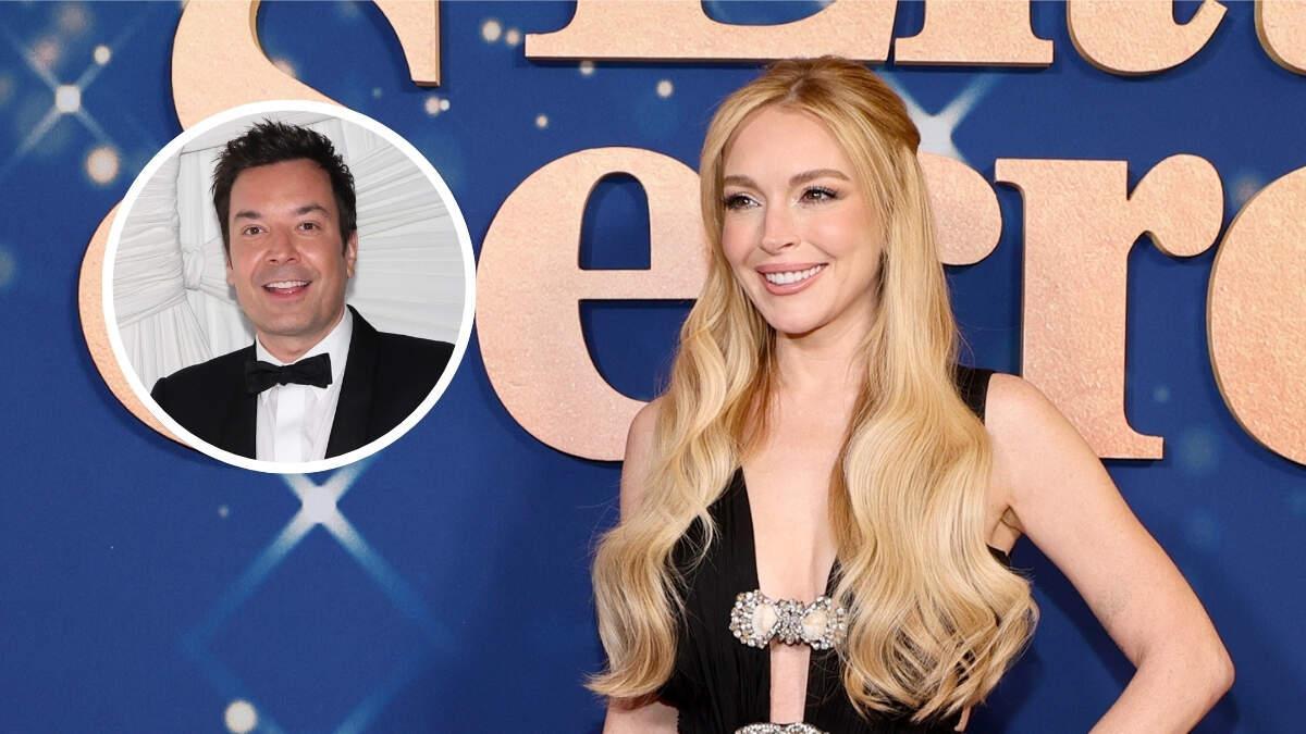Y102Reading's tweet photo. Lindsay Lohan Calls Out Jimmy Fallon For Laughing In Viral 'SNL' Sketch | Y102 https://t.co/y3vGPrwek7 https://t.co/0w4Am7FwSi